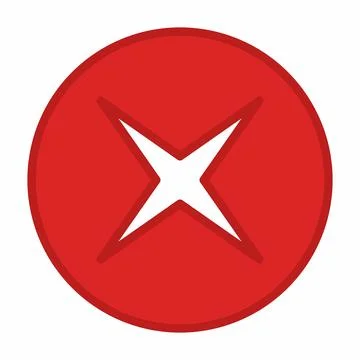 Wrong marks, Cross marks, Rejected, Disapproved, No, False, Not Ok, Wrong Cho Stock Illustration