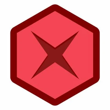 Wrong marks, Cross marks, Rejected, Disapproved, No, False, Not Ok, Wrong Cho Stock Illustration