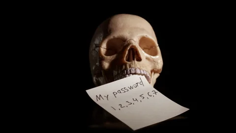 Wrong password on black background. 스톡 동영상 264693959