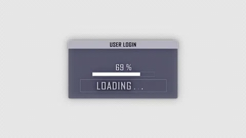 WRONG PASSWORD Glitch Text Animation 库存影片 333310486
