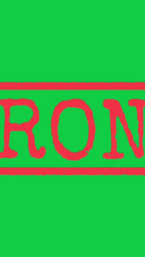 Wrong Signed Stamping Text Animation.  Stock Footage 297152470