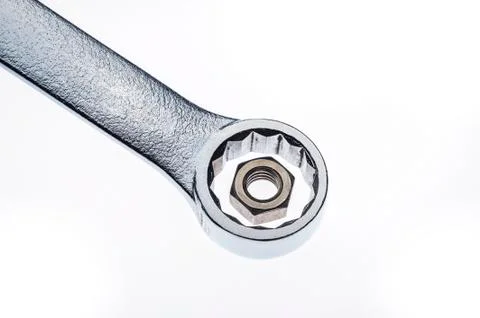 Wrong sized wrench Stock Photos