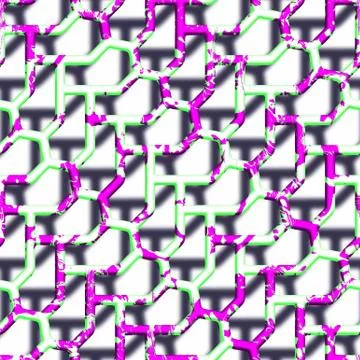 Wrought iron gate Stock Illustration
