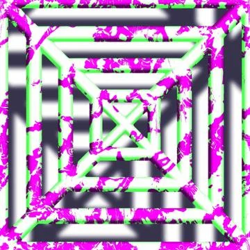 Wrought iron gate Stock Illustration