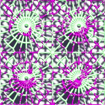 Wrought iron gate Stock Illustration