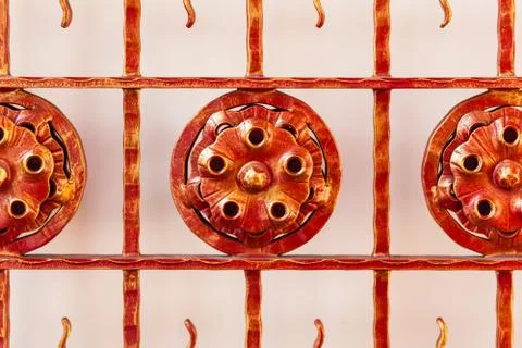 Wrought iron gate Stock Photos