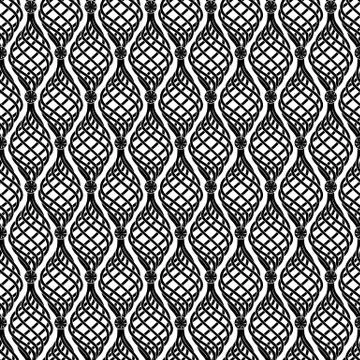 Wrought iron pattern Stock Illustration