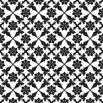 Wrought iron pattern Illustrazione stock
