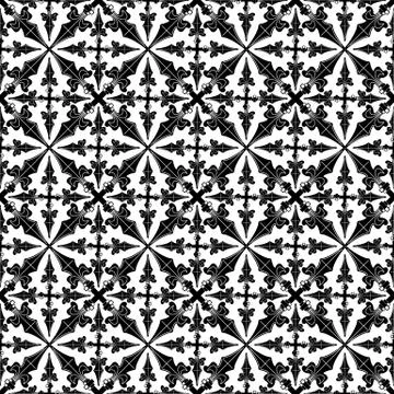 Wrought iron pattern Stock Illustration