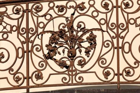 Wrought iron Foto stock
