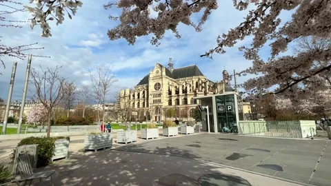 WS Saint-Eustache Church, Les Halles district, Paris, France Stock Footage 194474090