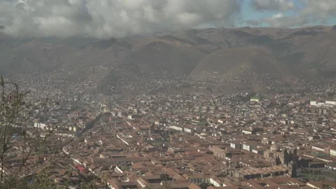 WS,View of Cusco, Peru Video stock 130423565