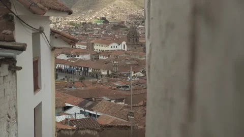 WS,View of Cusco, Peru Video stock 130423882