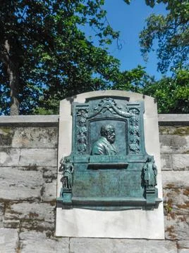 W.T. Stead monument Stock Photos