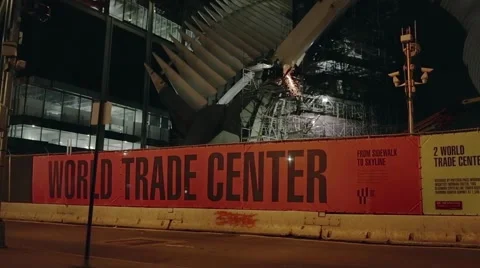 WTC Path Station Calatrava Video stock 44964224