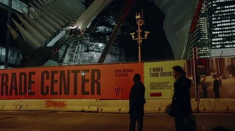 WTC Path Station Calatrava Stock Footage 44970311