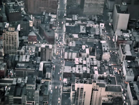 WTC “Top of the World” Observatory View to Midtown Manhattan, 2K Stock Footage 314524725