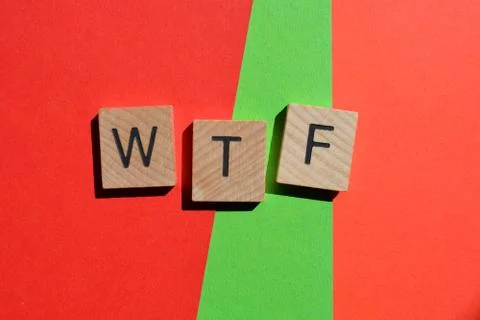 WTF, acronym Stock Photos