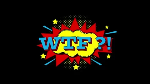 The WTF!  video effect in 4K the perfect accent for youth content Vidéo 333396547