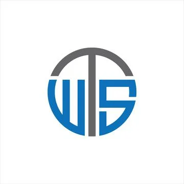 WTS Letter monogram Initial Logo Design Template Vector Illustration. WTS e.. Stock Illustration