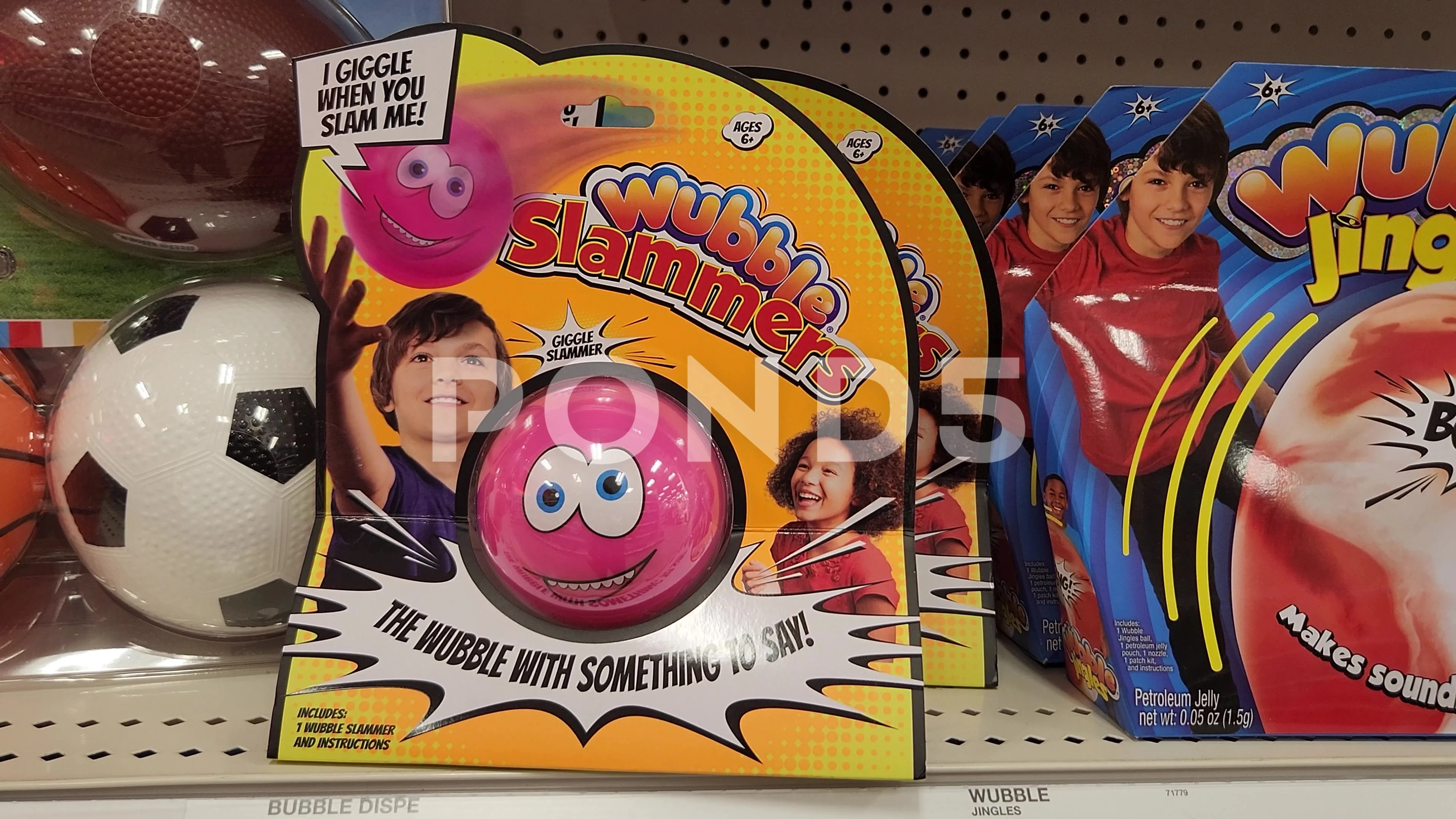 Wubble Slammers Toys Retailer Stock Video Pond5