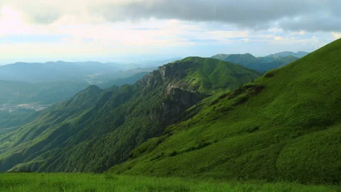 Wugongshan sunset time lapse Stock Footage 168046977
