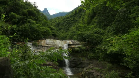 Wugongshan time lapse Stockbeeldmateriaal 168044689