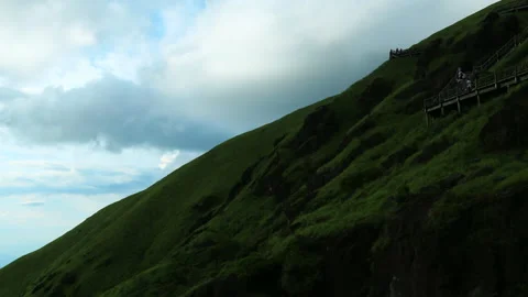 Wugongshan time lapse Stock Footage 168049893