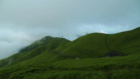 Wugongshan time lapse Stock Footage 168051445