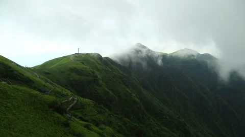 Wugongshan time lapse Video stock 168053460