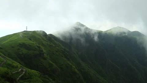Wugongshan time lapse Stock Footage 168053508