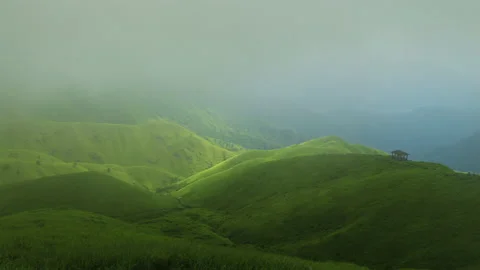 Wugongshan time lapse Stock Footage 168061899
