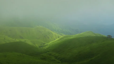 Wugongshan time lapse Stock Footage 168063763