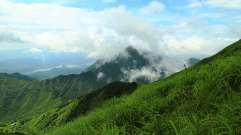 Wugongshan time lapse Stock Footage 168083702