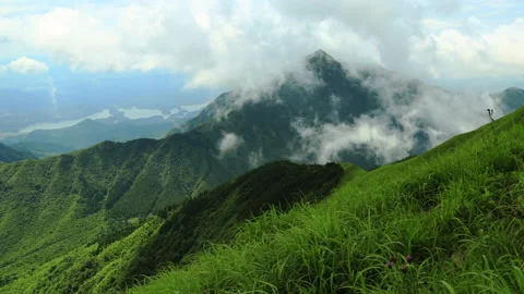 Wugongshan time lapse 스톡 동영상 168086747