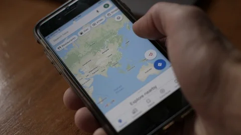 Wuhan China on Google Maps Stock Footage 127058970