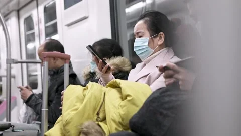 Wuhan covid-19 Video stock 136658210