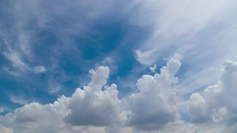 Wuhan Summer Sky Cumulative Clouds 4K timelapse Scenery Stock Footage 228842890