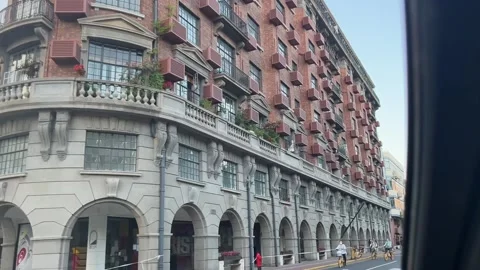 Wukang Road in Shanghai under lockdown Stock Footage 197112929