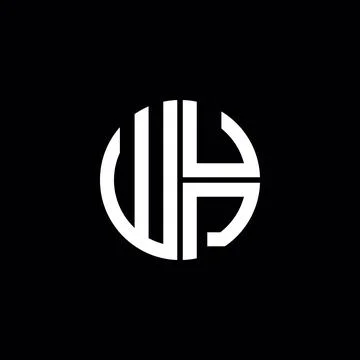 WUP logo WUP icon WUP monogram WUP letter minimalist Circle flat Unique mod.. Stock Illustration