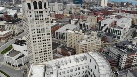 Wurlitzer Building Flyover Video stock 129269282