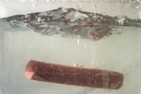 Wurstel - sausage splash Stock Photos