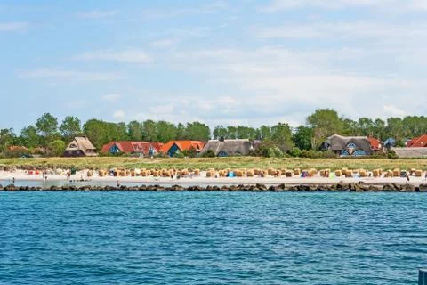 Wustrow beach Stock Photos