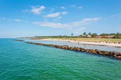 Wustrow beach Stock Photos