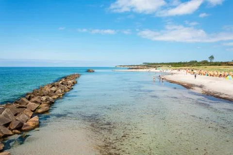 Wustrow beach Stock Photos