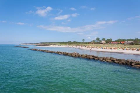 Wustrow beach Stock Photos