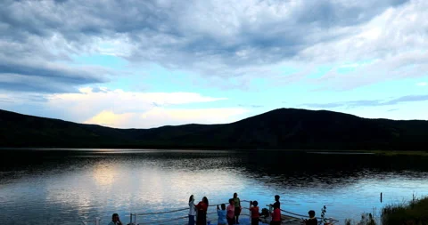 Wusulangzi lake Stock Footage 213441944