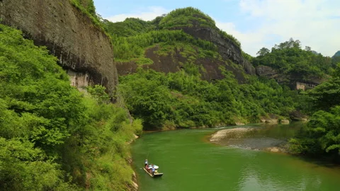 Wuyi mountain time lapse Video stock 168101006