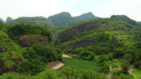 Wuyi mountain time lapse Stock Footage 168101327