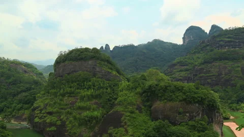 Wuyi mountain time lapse Stock Footage 168102090